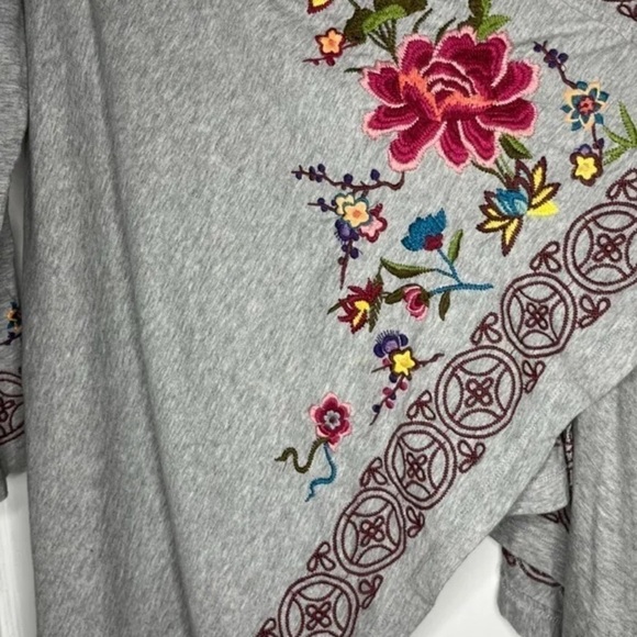 Johnny Was Sabine Embroidered Wrap Jacket (extremely oversized) NWT - Picture 8 of 11